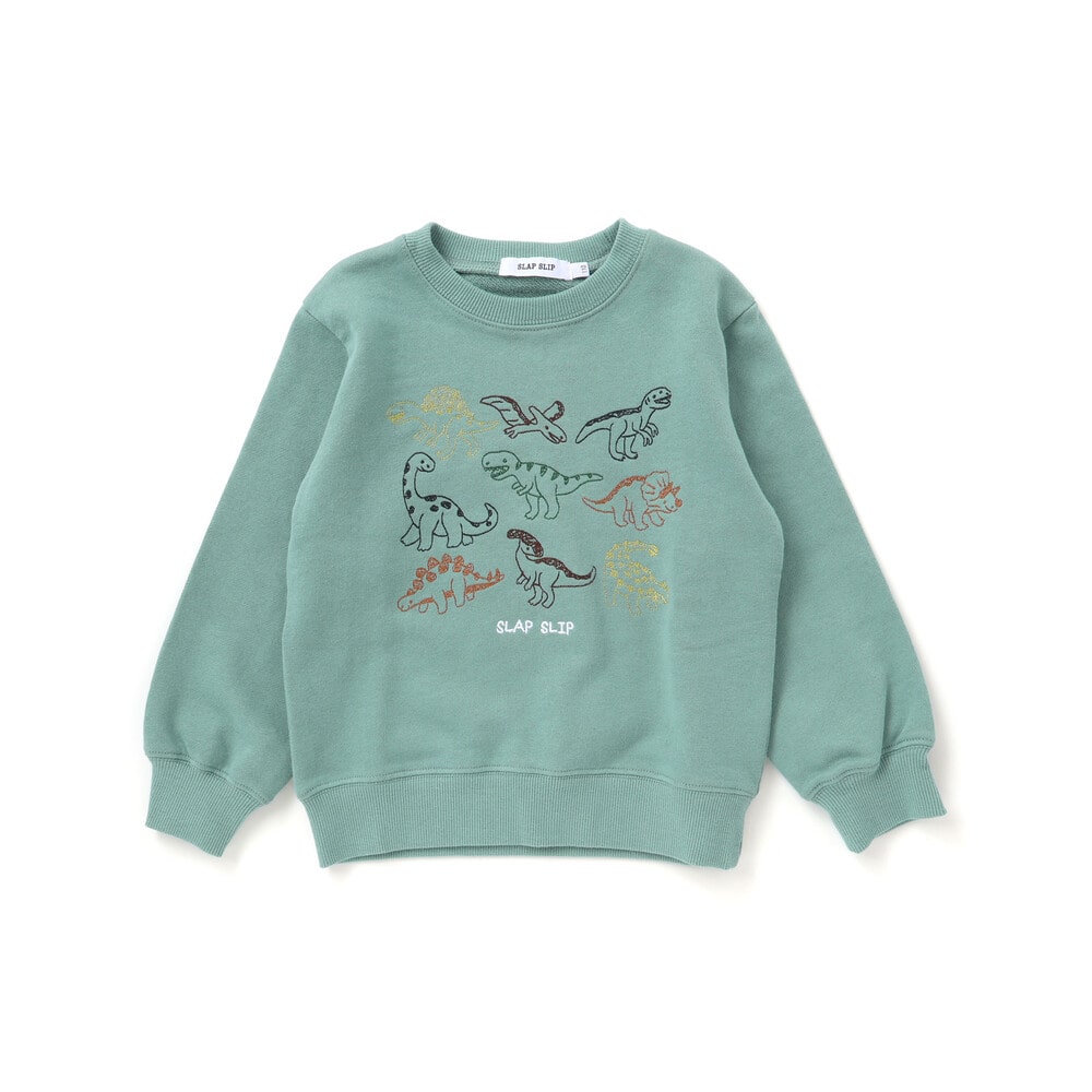 恐竜刺しゅうトレーナー(80~130cm)(80cm ブラック): トップス【べべ