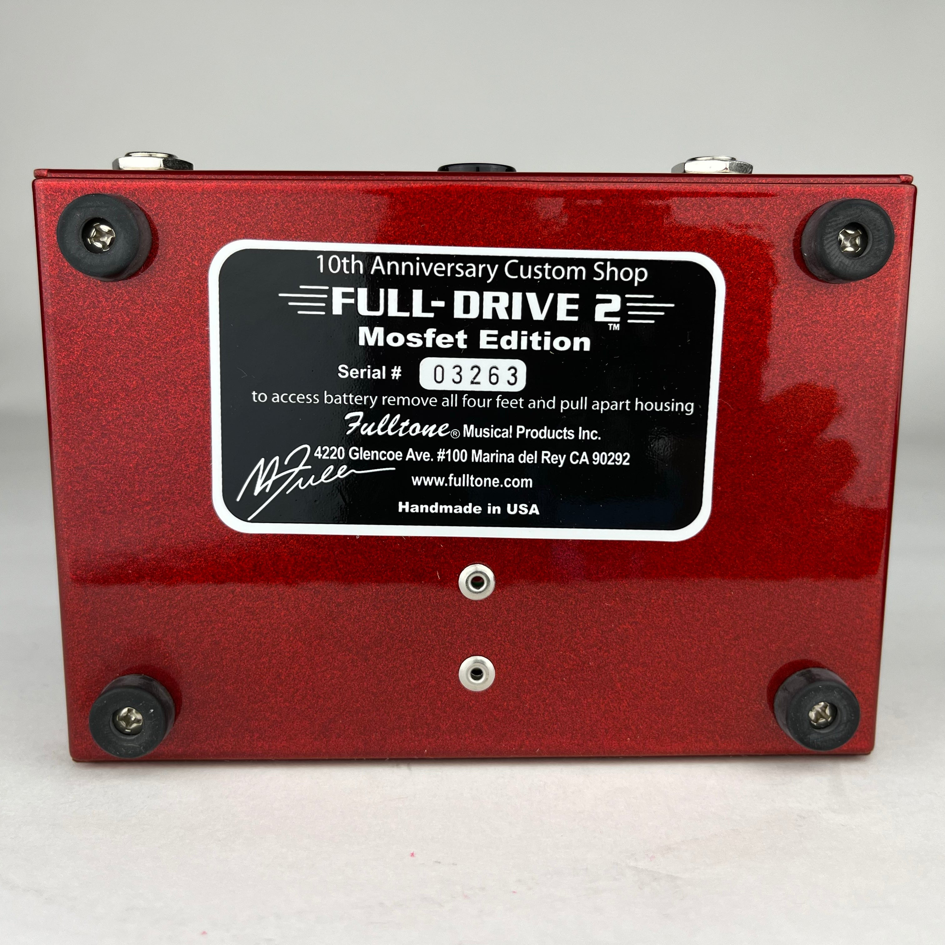Fulltone Full-Drive 2 10th Anniversary MOSFET, Brand New Old Stock