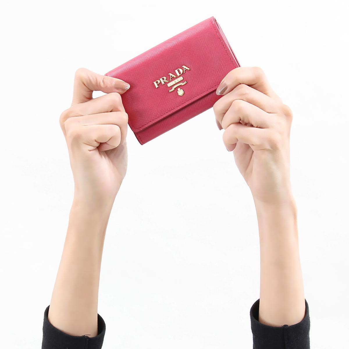 プラダ カードケース/名刺入れ/コインケース レディース サフィアーノ