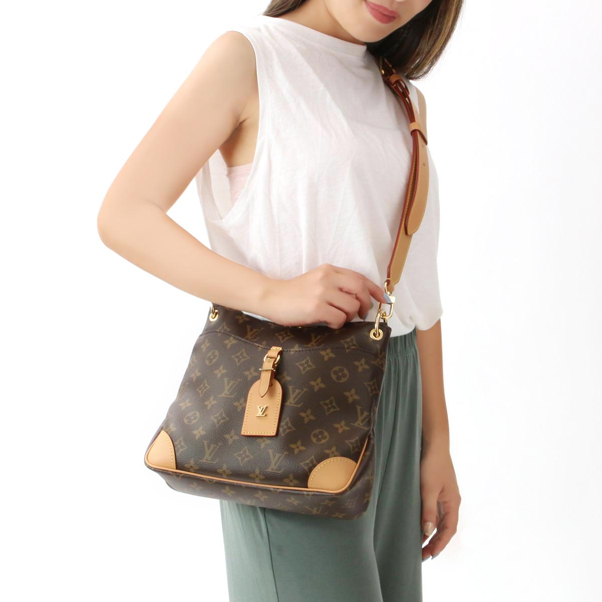 ルイヴィトン ショルダーバッグ バッグ レディース オデオン NM PM