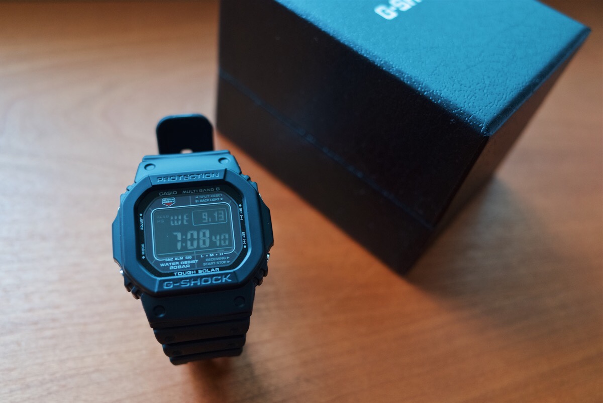 G-SHOCKのシンプルでカッコ良いスピードモデル GW-M5610-1BJF を購入