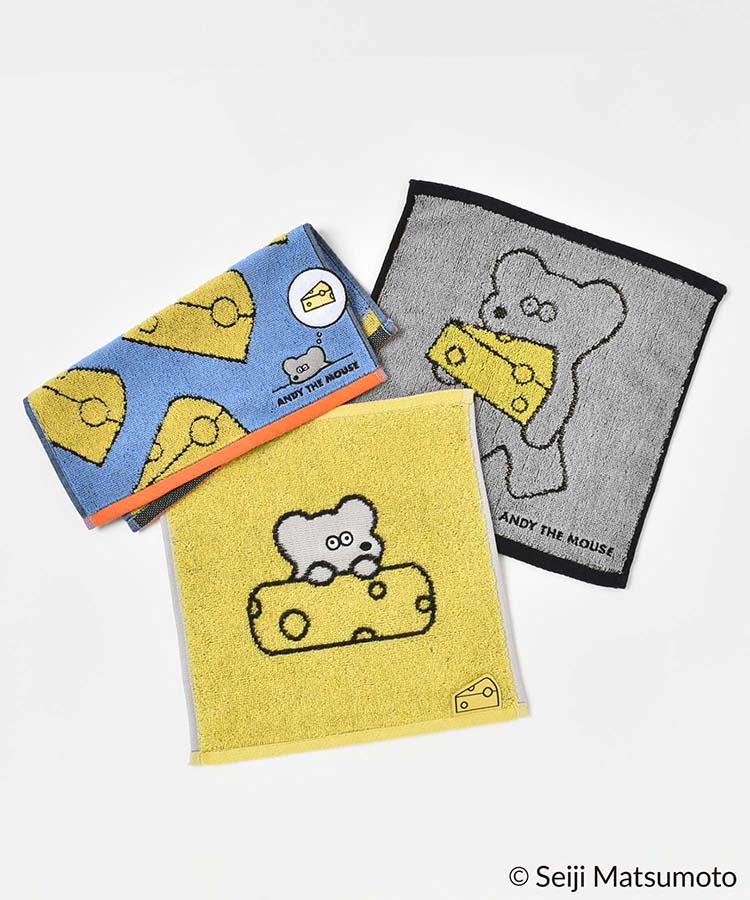 ANDYミニタオル 松本セイジ ANDY アンディ ねずみのANDY ねずみの