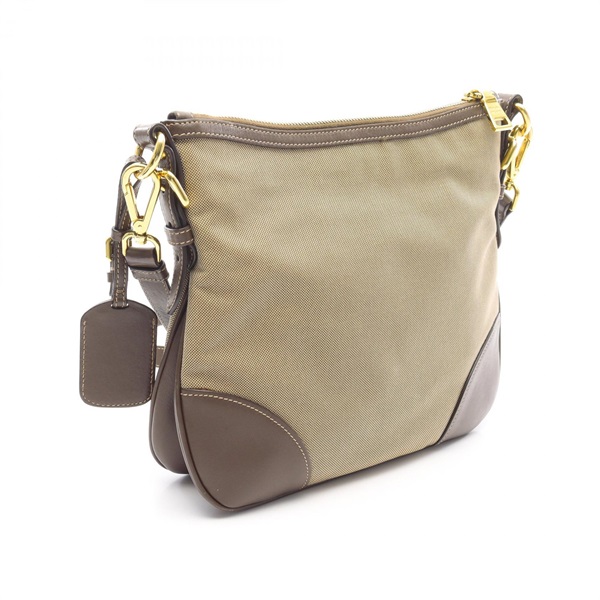 プラダ(PRADA)プラダ LOGO JACQUARD ロゴ ジャガード ショルダーバッグ