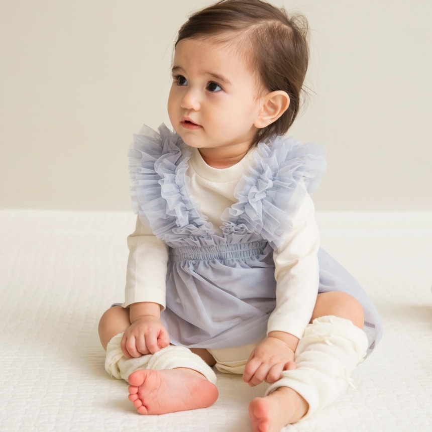 キッズとおそろい】チュールトップスセットカバーオール 2025春夏