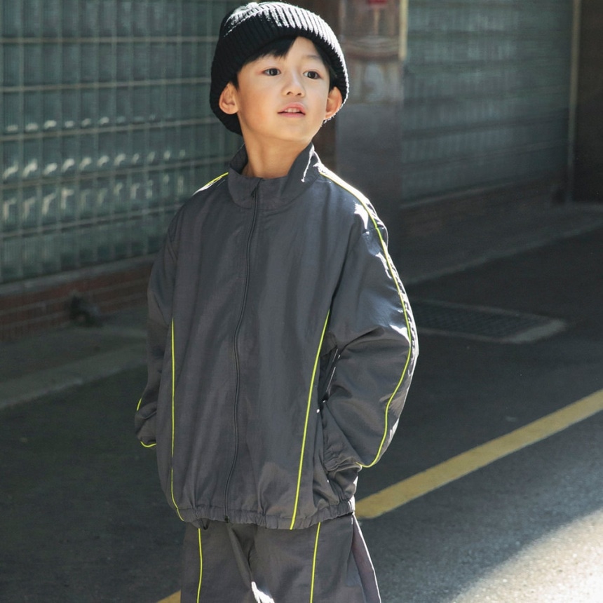 WEB限定/DRC/セットアップ対応】配色パイピングナイロンジャケット