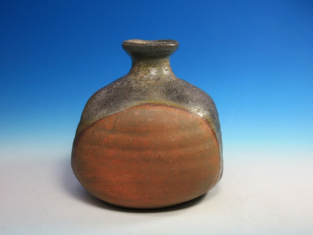 備前窯変徳利｜作家名：中村 六郎｜文錦堂 | 文錦堂