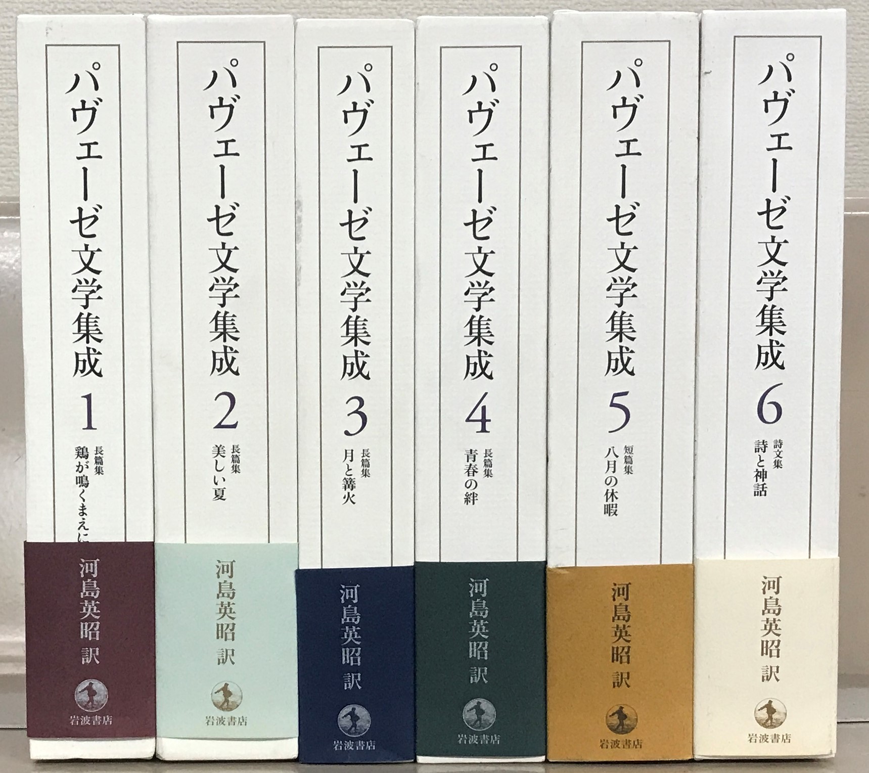 パヴェーゼ文学集成（岩波書店）全6巻 - 文生書院｜専門書・研究書