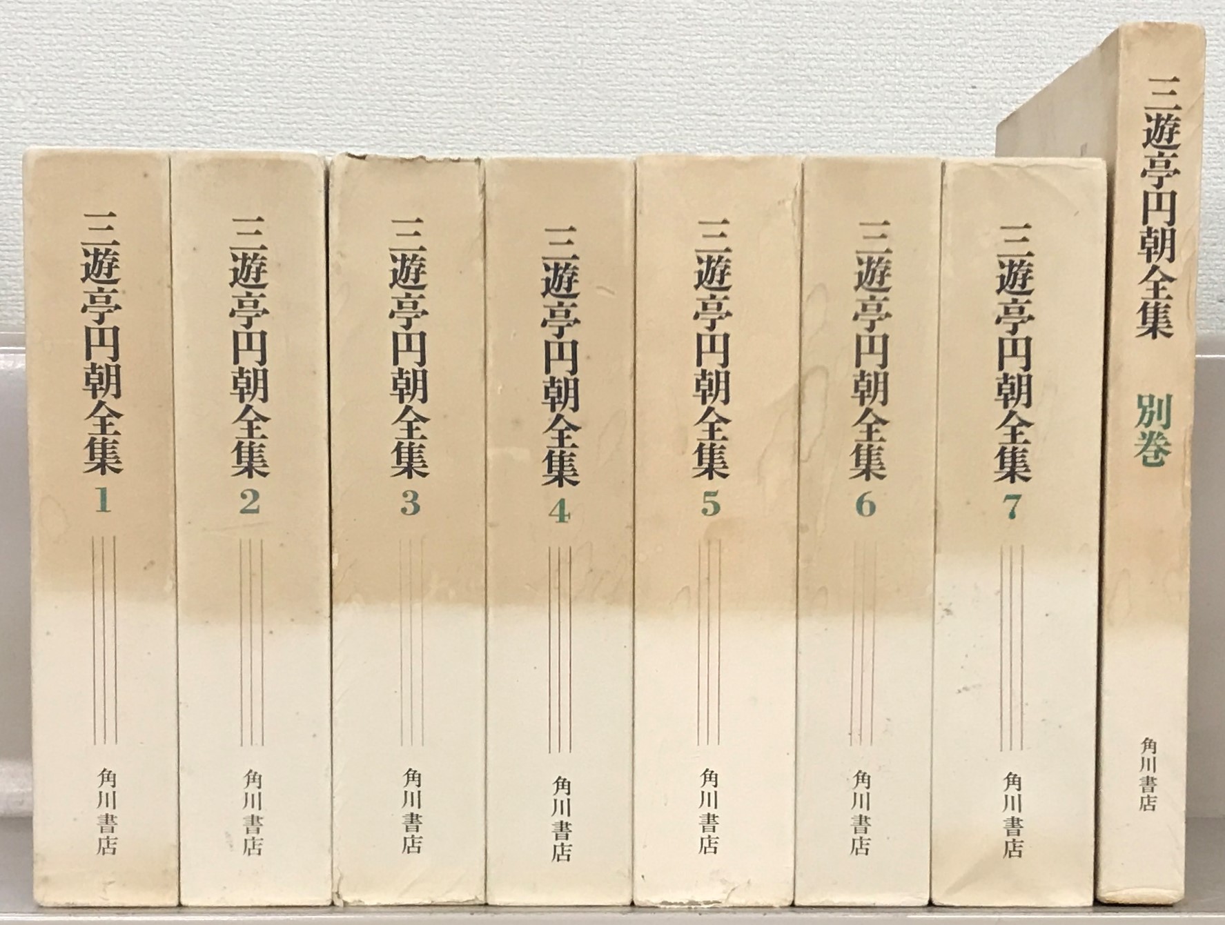 三遊亭円朝全集（角川書店）全8巻 - 文生書院｜専門書・研究書・近代