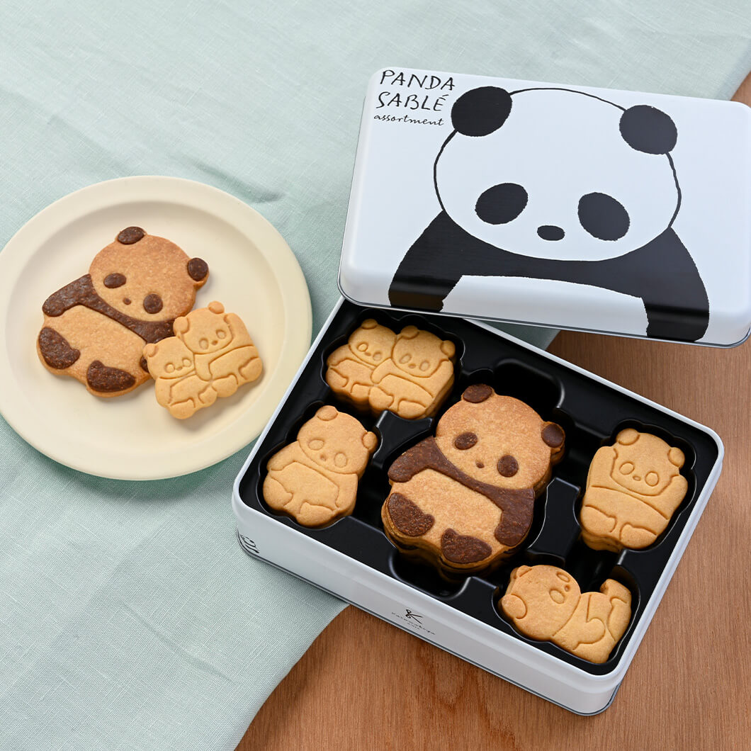 パンダサブレ アソート缶｜【公式】ぶどうの森総合オンラインショップ
