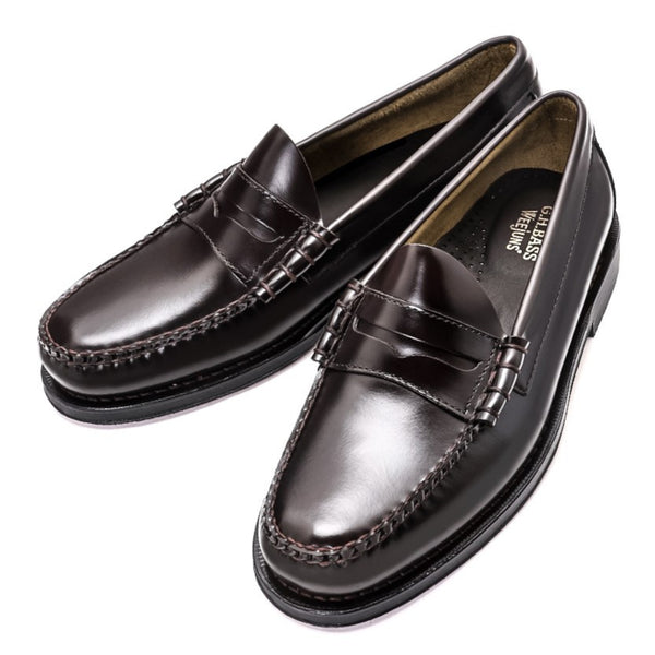 ローファー | 11010H LARSON / CHOCOLATE (LEATHER SOLE) - G.H.BASS