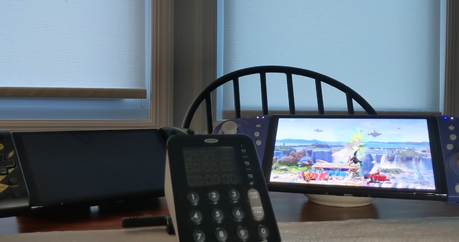 電源オンにし続けて約2年…有機EL版ニンテンドースイッチ画面焼き付き