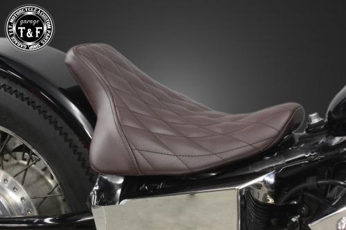 有限会社ガレージT&F / スティード400 シングルシート(ダイヤ)ブラウン