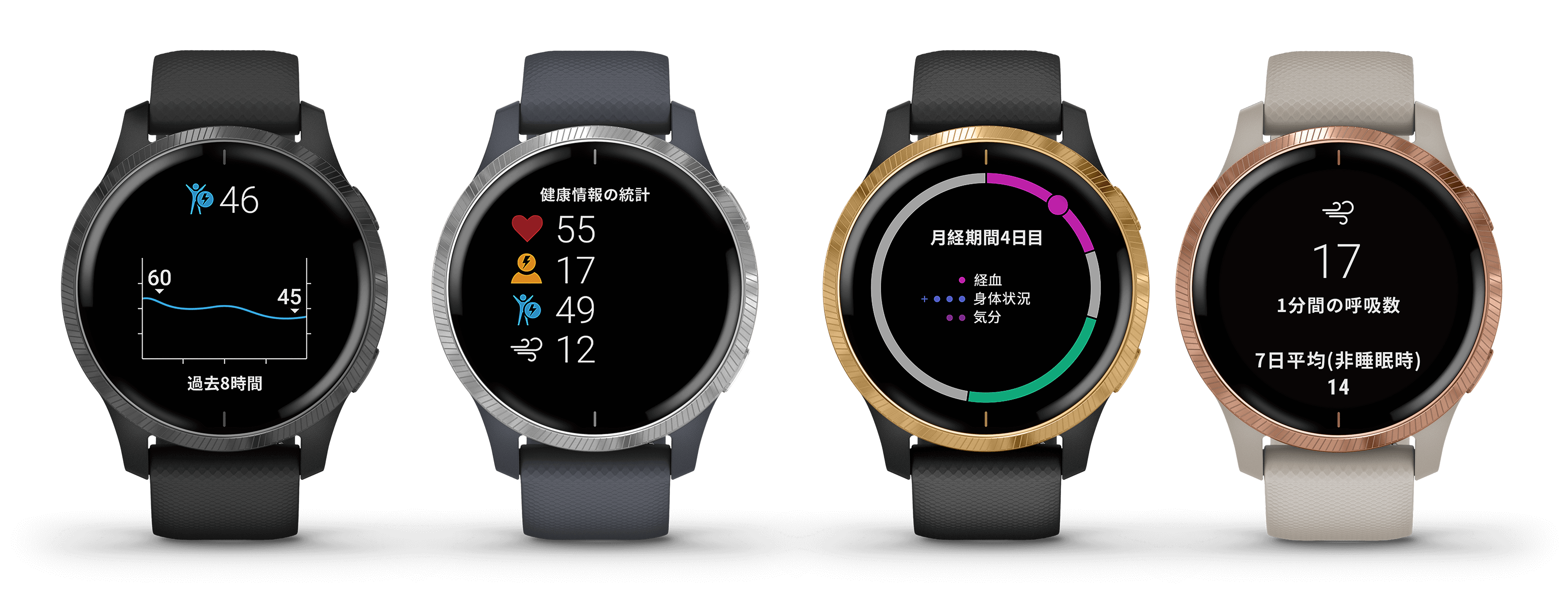 Venu Granite Blue / Silver | スマートウォッチ | Garmin 日本