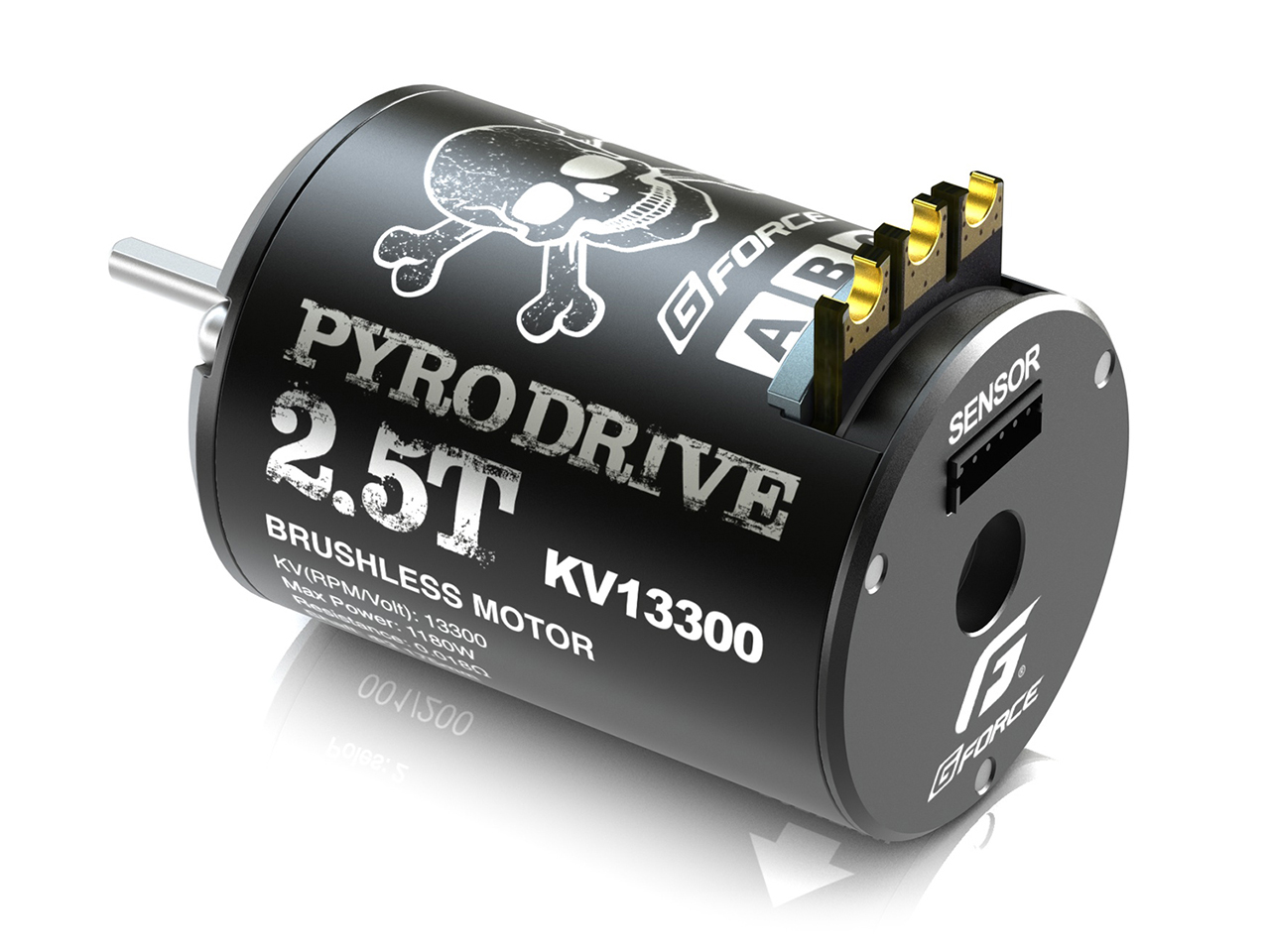 1/10RCカー用 2.5Tブラシレスモーター PYRO DRIVE 2.5T Brushless