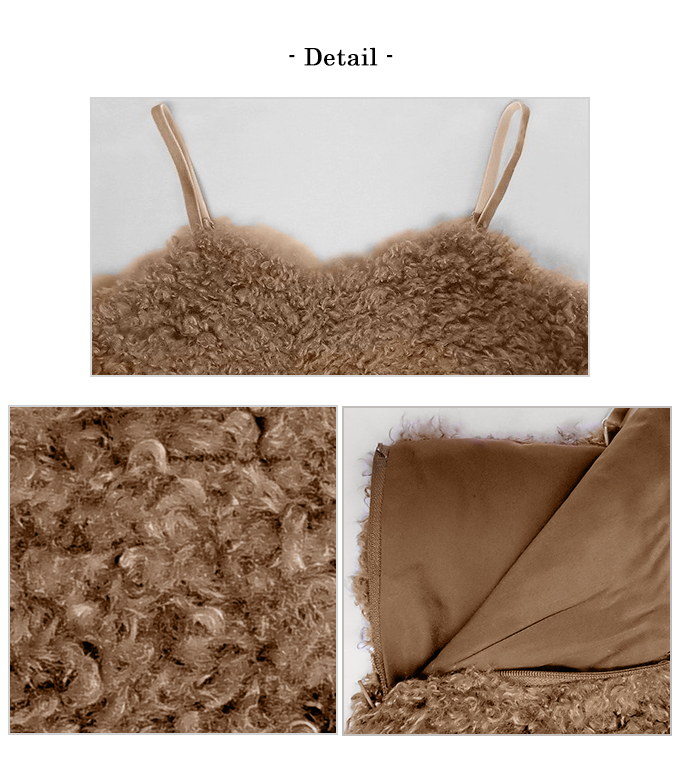 エコファーキャミソール【7h-831-04753】