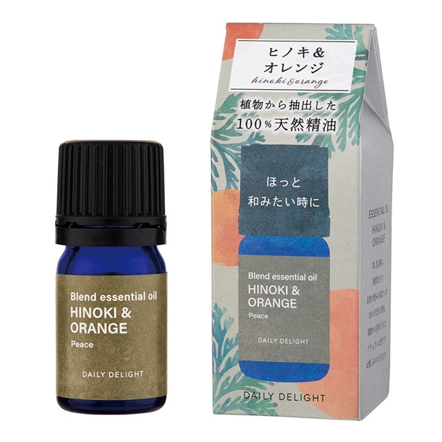 デイリーディライト エッセンシャルオイルS ヒノキ＆スイートオレンジ