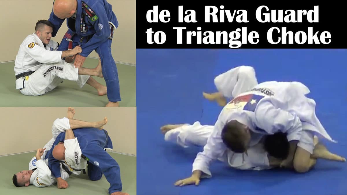 A de la Riva Guard Submission: the Triangle Choke - Grapplearts