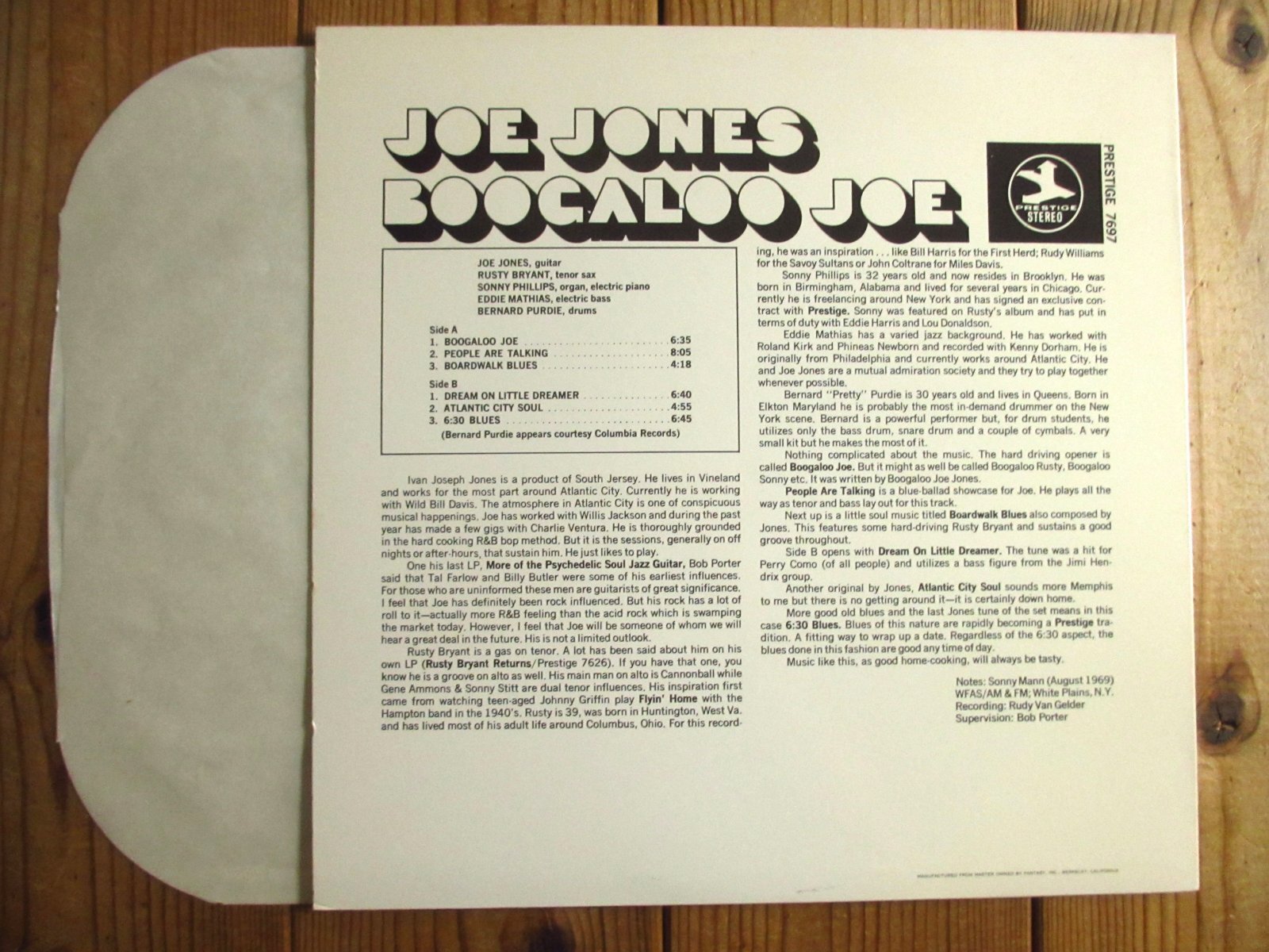 Joe Jones / Boogaloo Joe - Guitar Records