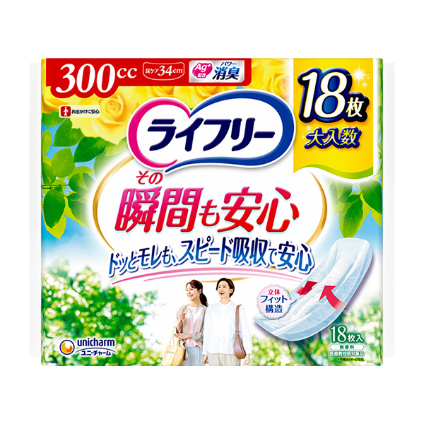 ライフリー さわやかパッド 220cc 16枚｜ユニ・チャーム ダイレクト