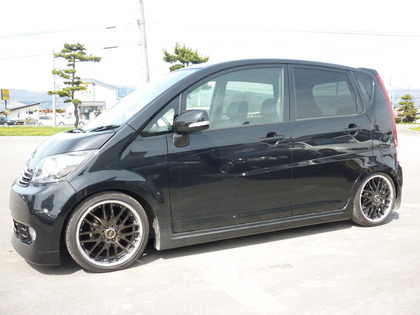 L175S ムーヴ フルエアロ 車高調取り付け完了！｜交通事故修理／キズ