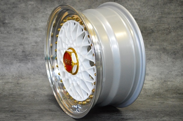 BBSRS15インチをプリマドンナ仕様へリメイク/パールホワイト塗装