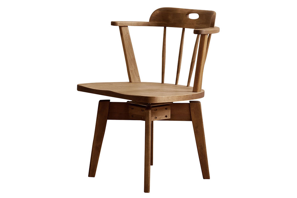 ROKER 回転式チェア(板座面) | DOUBLEDAY ONLINE SHOP