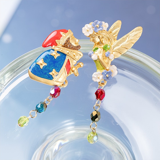 Donguri Closet】耳をすませば ピアス 輝く鉱石 | どんぐり共和国そら