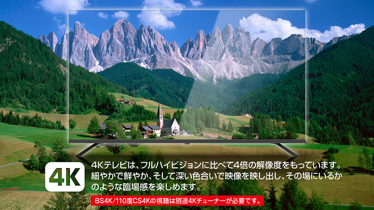 チューナーレススマートTV