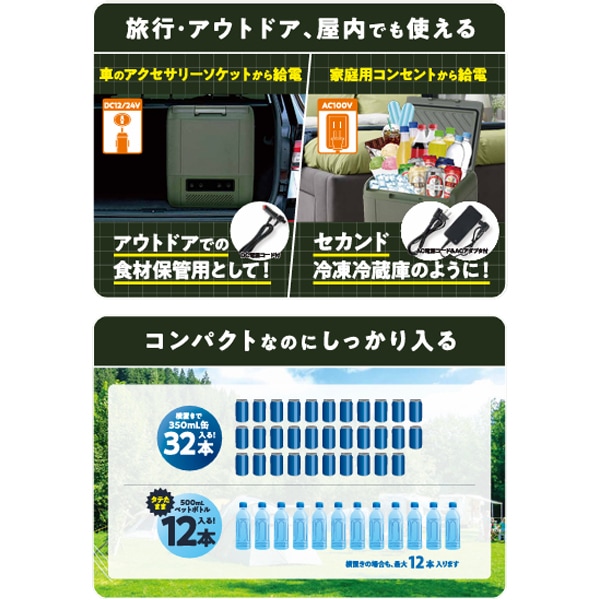 18Lタテ型持ち運べる冷凍冷蔵庫｜生活家電/調理家電｜商品紹介｜ドン