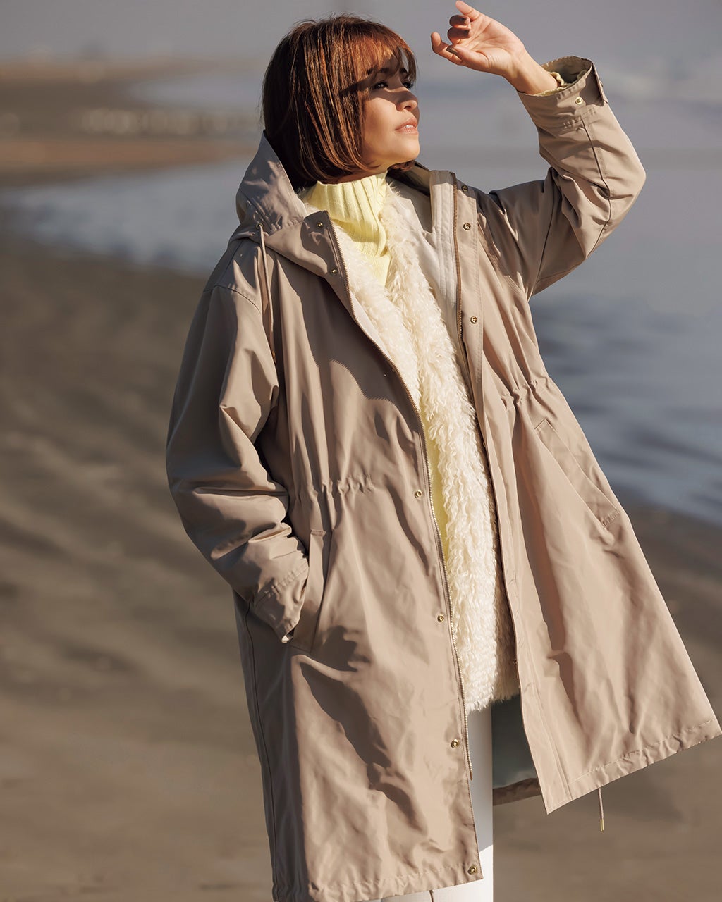 cherry アンタイトル ローズグログラン5WAYモッズコート ライナー