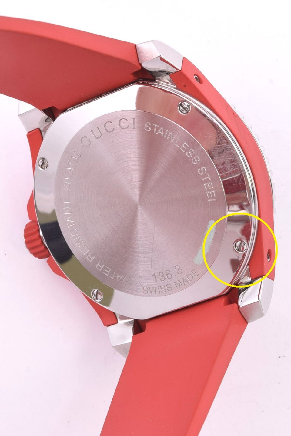 電池交換・裏蓋ネジ固着 GUCCI 事例集|ドクターウォッチ