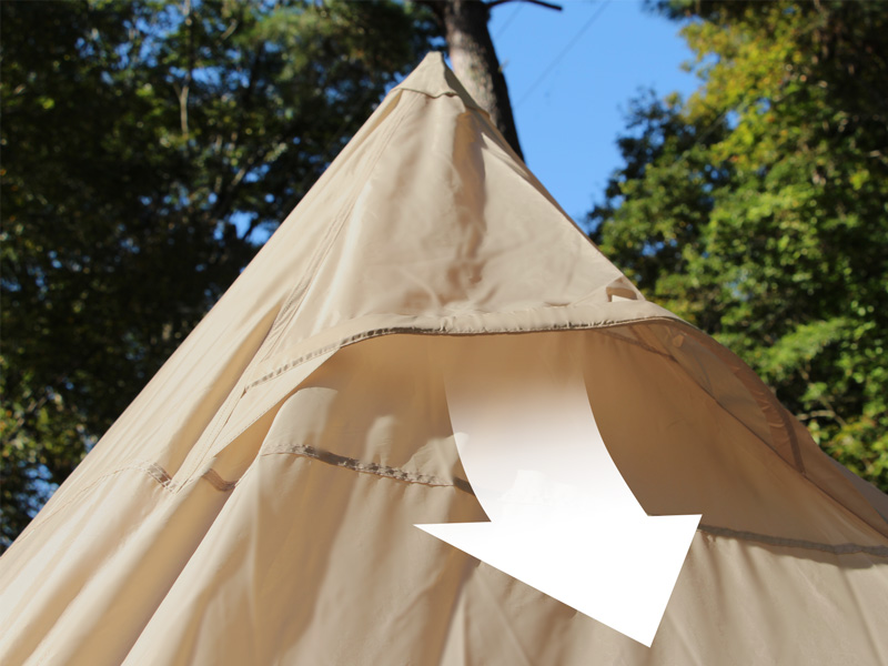 ライダーズワンポールテント（タン） T1-442-TN - DOD（ディーオー