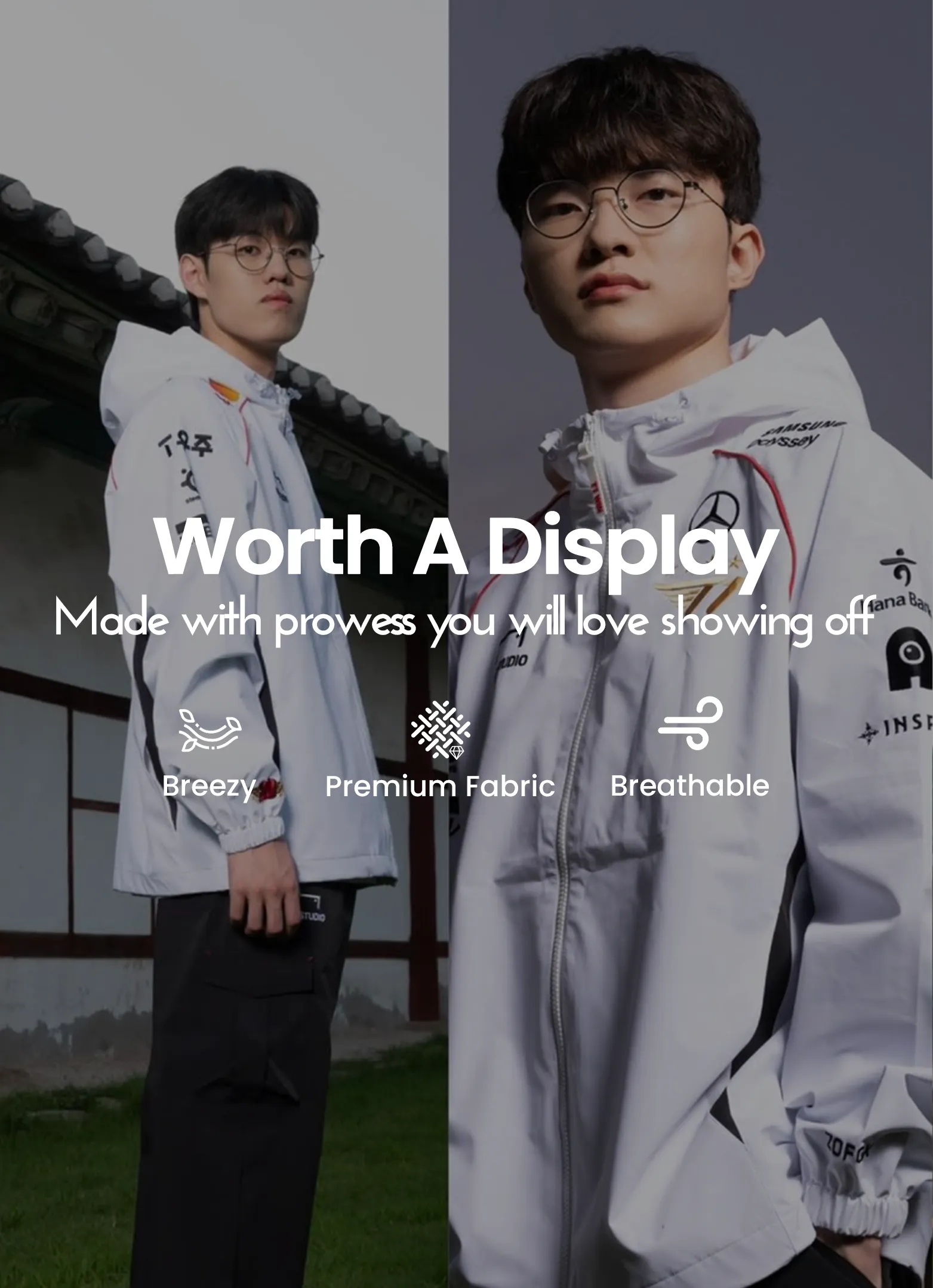 T1 Worlds Jacket 2024 | 2024 T1 Worlds Uniform Jacket White