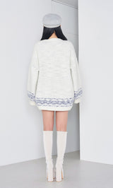 ミックスカラーロゴニットチュニック – Darich (ダーリッチ)