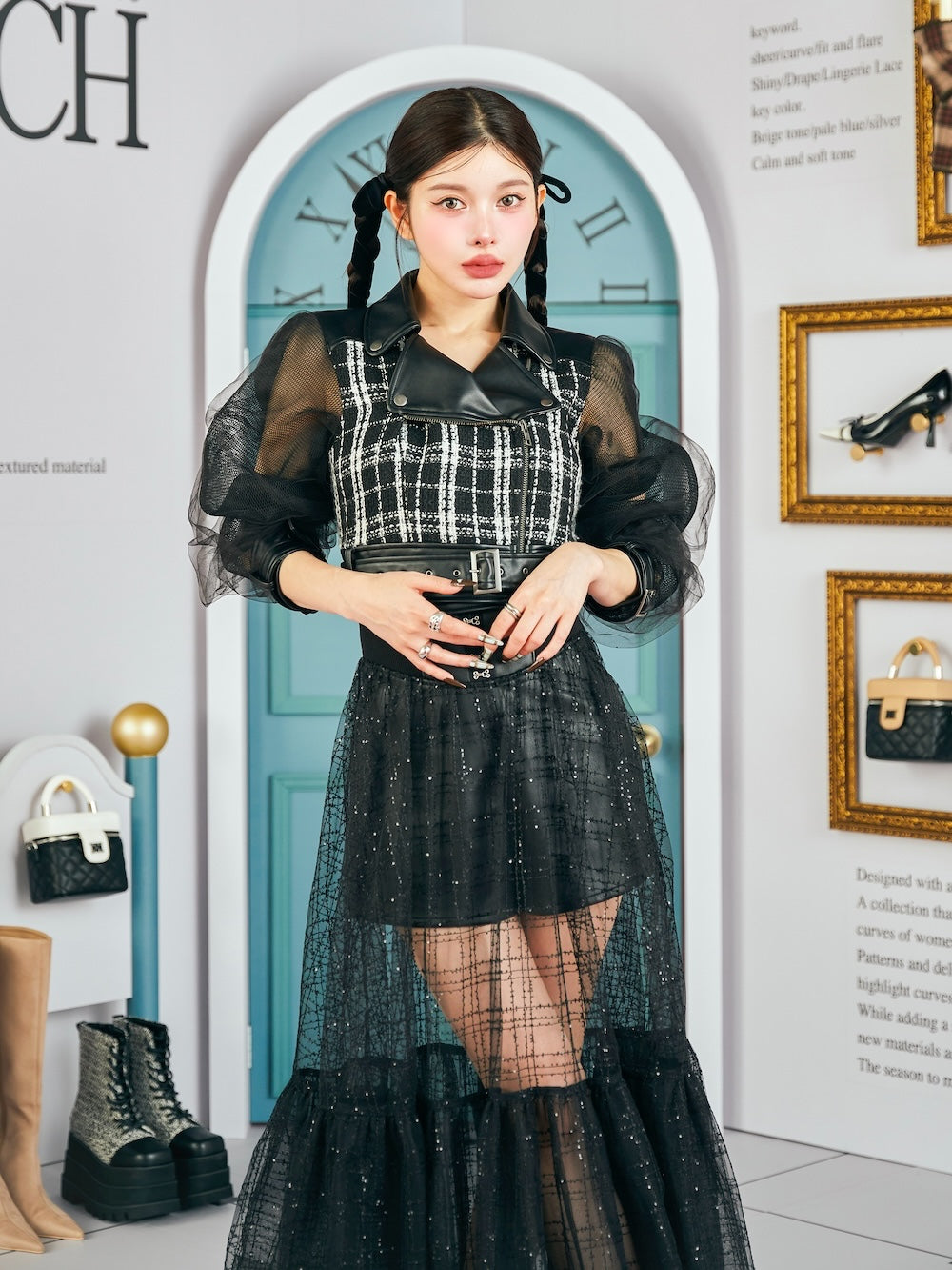 メッシュデザインライダースジャケット – Darich (ダーリッチ)