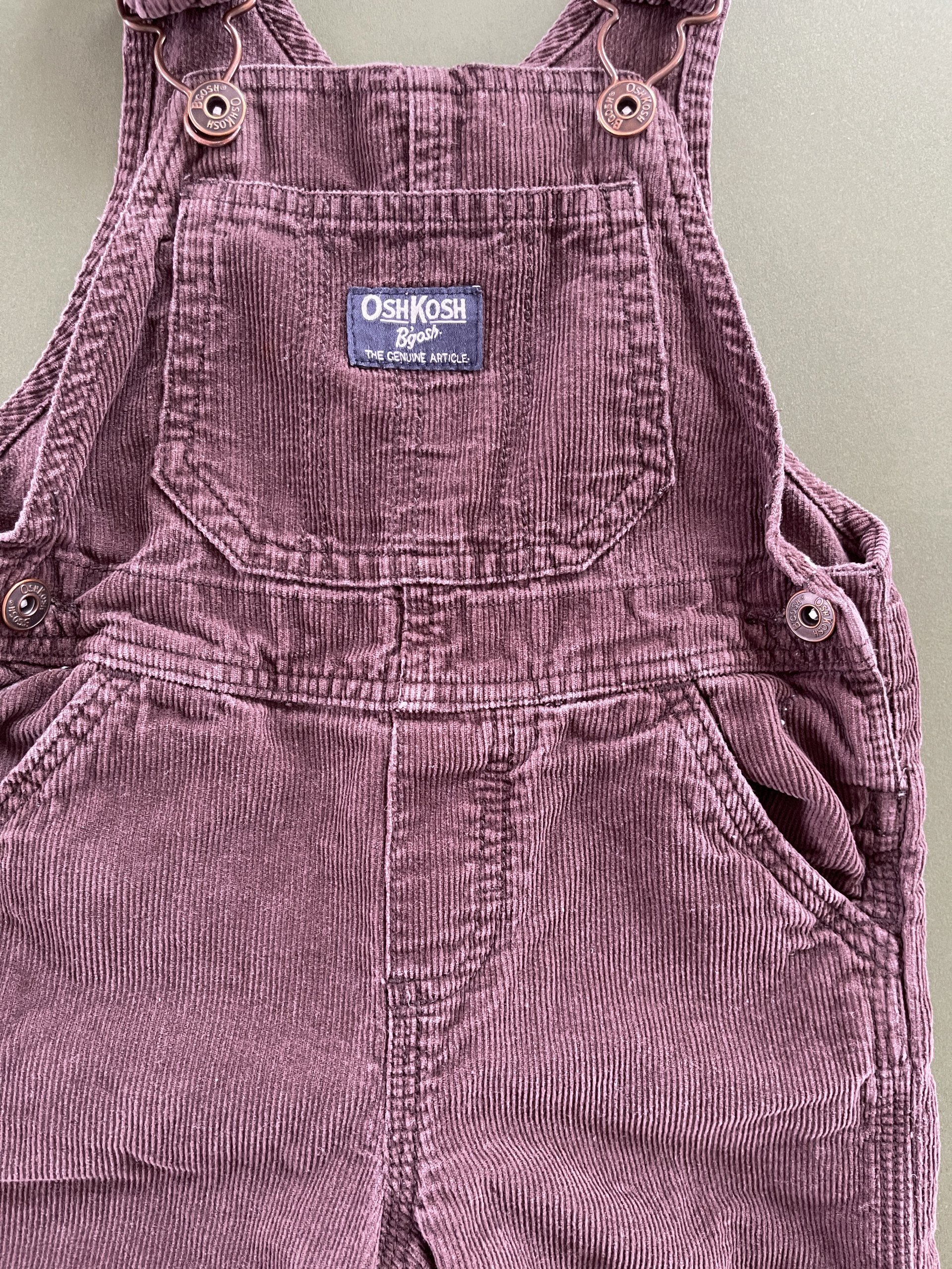 Vintage: Brown Corduroy OshKosh Overalls (multiple sizes