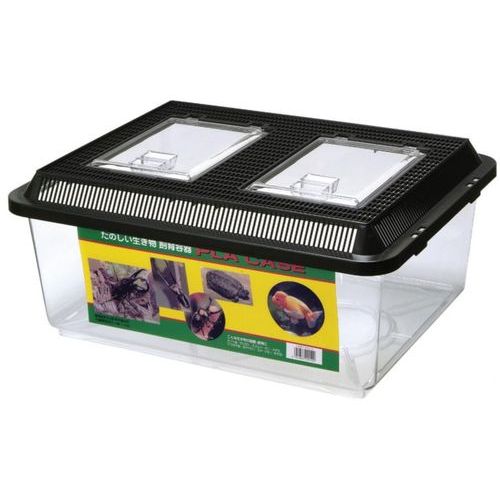 プラケース (株)ミタニ 虫かご・飼育ケース スリットフタ LL