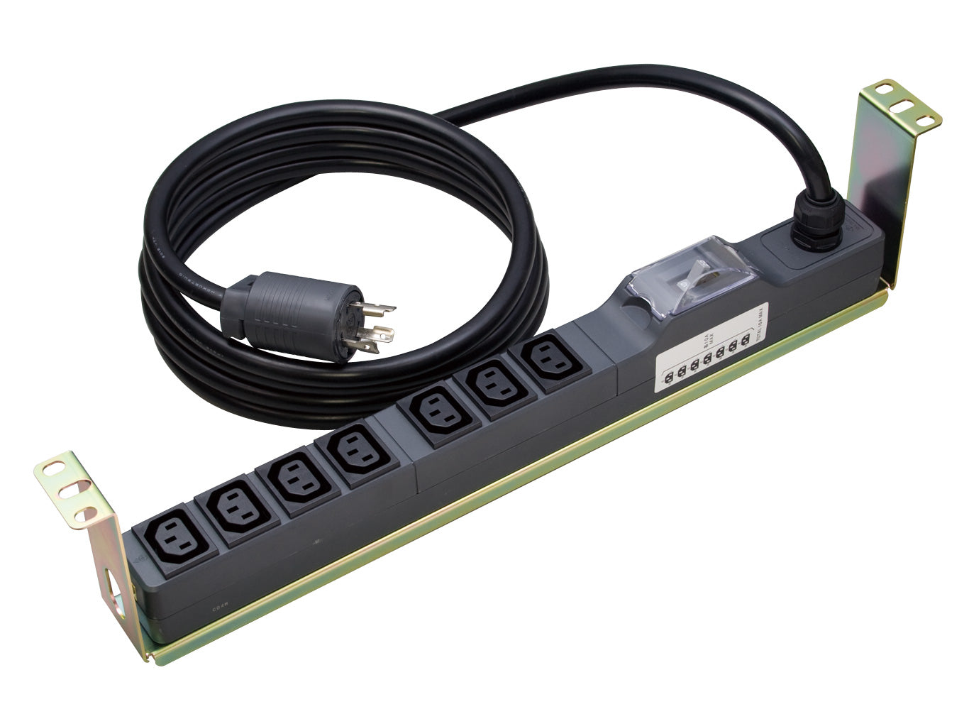 ME8710TA3｜200Vコンセント(C13X7) 16A 250V VCT3m L6-20プラグ付 19