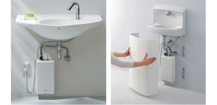 TOTO 手洗器用小型電気温水器 湯ぽっとRE01のご紹介！|小型電気温水器