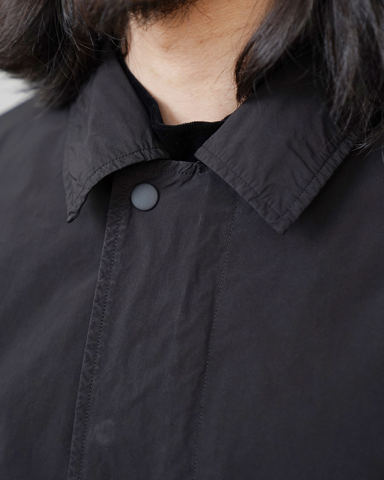 AIR WEATHER FIELD COAT / BLACK | ATON (MEN)(エイトン) | OUTER WEAR