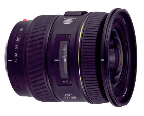 Minolta AF 17-35mm F3.5 G A-mount lens info