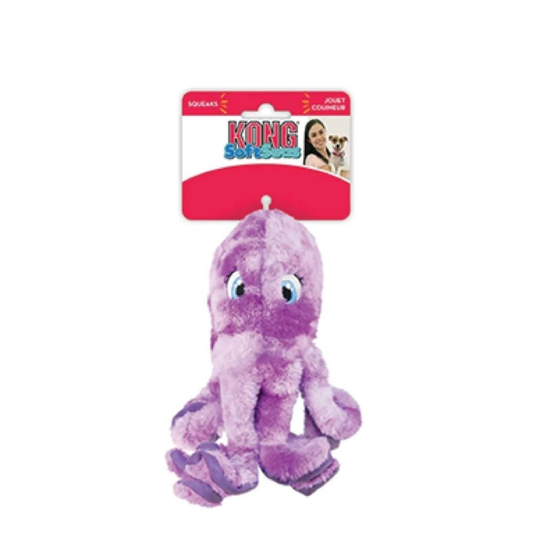 Purple Octopus Toy SoftSeas for Dogs - Kong | DYNO.CA