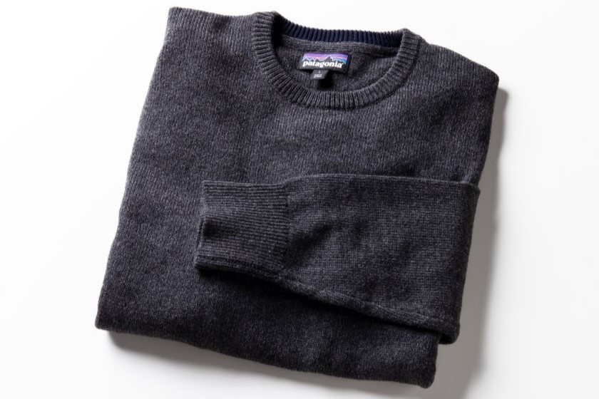 パタゴニアのリサイクル・カシミア・クルーネック・セーター｜雑誌