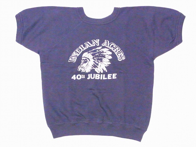 WAREHOUSE[ウエアハウス] 半袖スウェット 4084 INDIAN ACRES セコハン