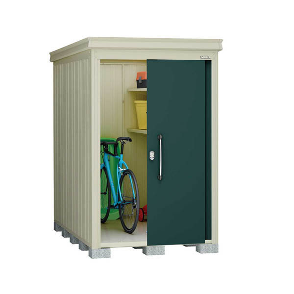 ダイケン物置ガーデンハウス DM-Z1325-G 豪雪型・棚板付 幅1408×奥行