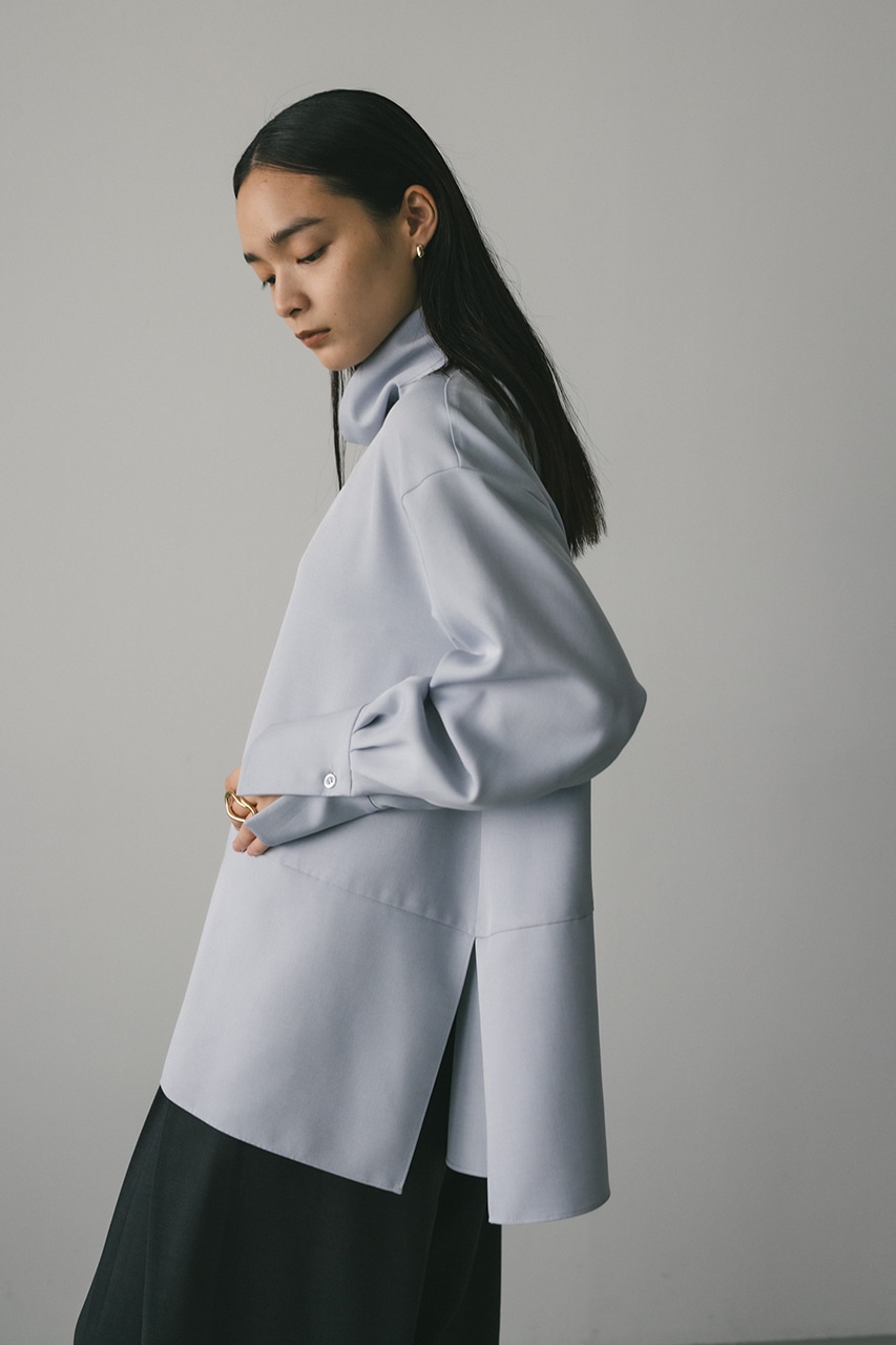 STYLEMIXER | ハイネックロングカフブラウス (シャツ・ブラウス