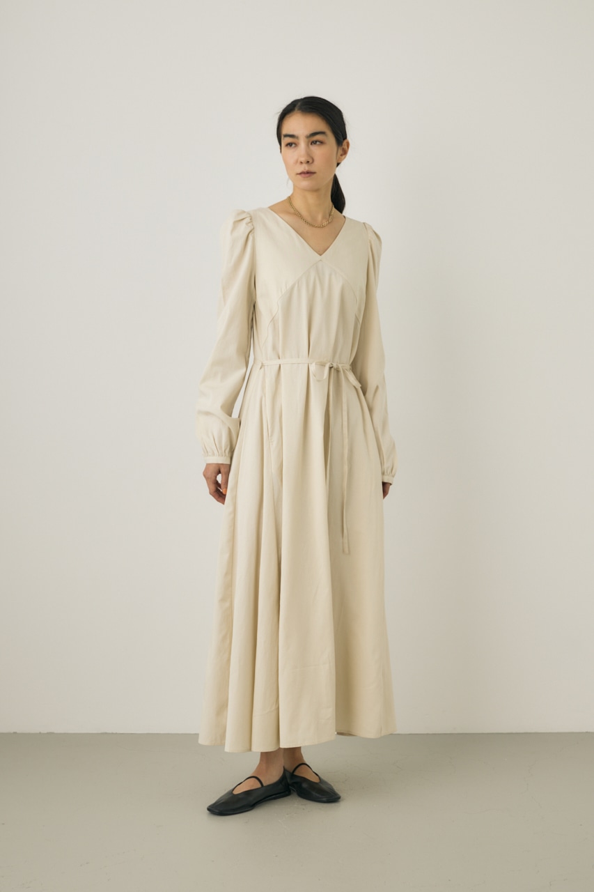 M_ | 花柄刺繍ワンピース (ワンピース(ミニ・ミディアム） ) |SHEL