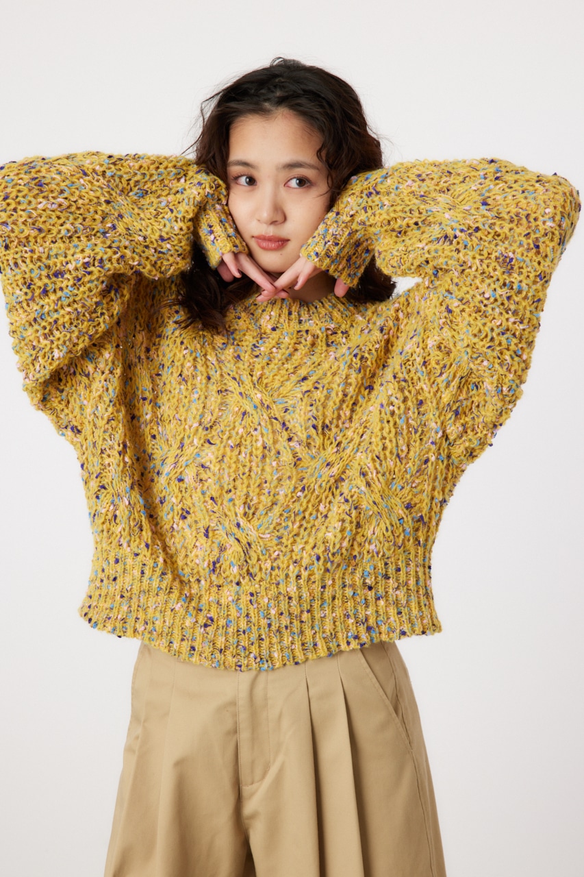 RODEO CROWNS WIDE BOWL | マルチカラーネップニット (ニット ) |SHEL