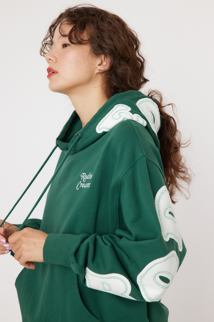 RODEO CROWNS WIDE BOWL | リバースパッチLOGOパーカー (スウェット