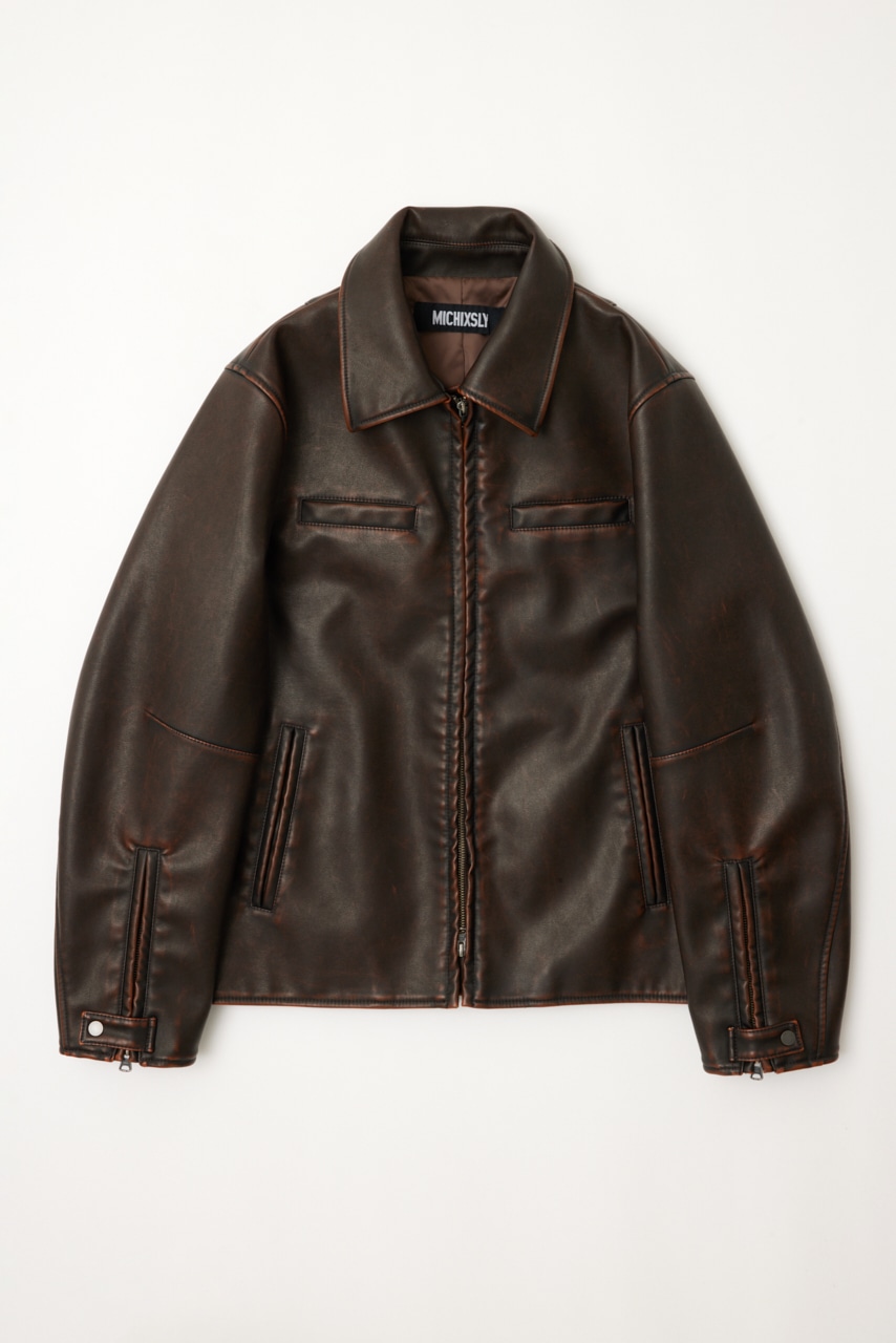 SLY | MICHIXSLY F／LEATHER ジャケット (ジャケット ) |SHEL'TTER